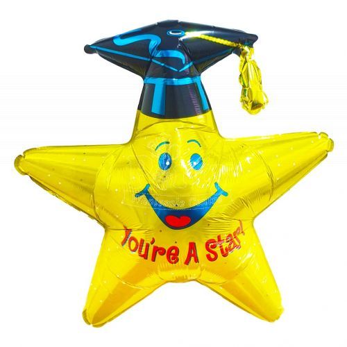 You're A Star Happy Graduation Foil Balloon