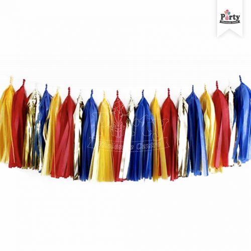 Avenger Superhero Tassel Party Supplies Decoration Singapore