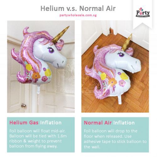 Difference Between Helium  Normal Air Inflation Balloon