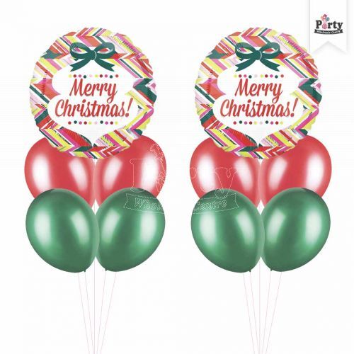 Merry Christmas Bow Ornament
Foil Balloon
Package