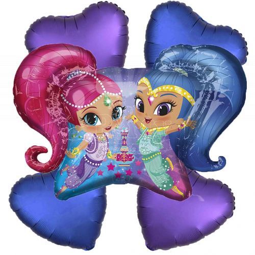 Shimmer Shine Helium Balloon Bouquet Party Singapore