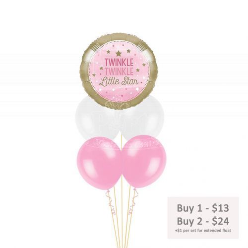 Twinkle Baby Girl Helium Balloon Party Supplies Singapore