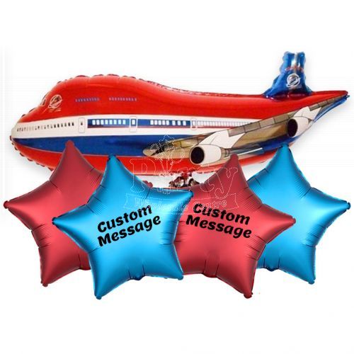 Customised Vehicle Airplane Birthday Helium Balloon Party Wholesale Singapore