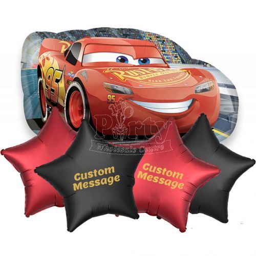 Customised Disney Cars Delivery Surprise helium Balloon Party Wholesale Singapore