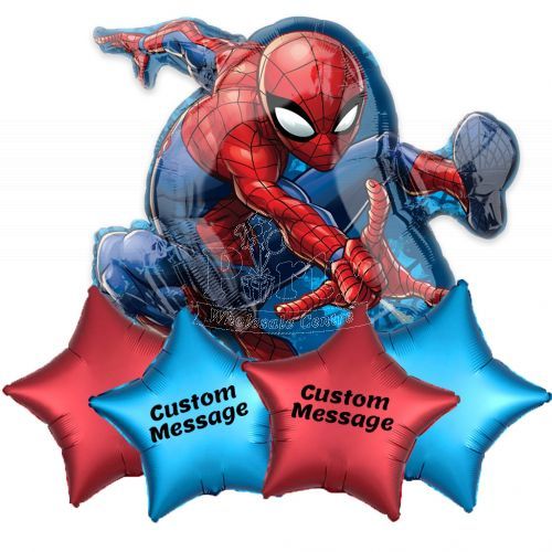 Customised Spiderman Superhero Helium balloon Party Supplies Singapore