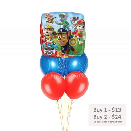 Paw Patrol Helium Birthday Balloons Party Supplies Singapore