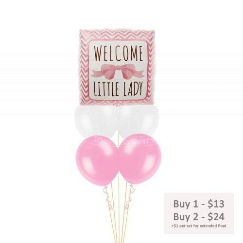 Welcome Baby Girl Helium Balloons Party Supplies Singapore