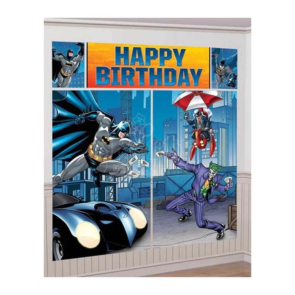 Batman Superheroes Birthday Banner Party Wholesale