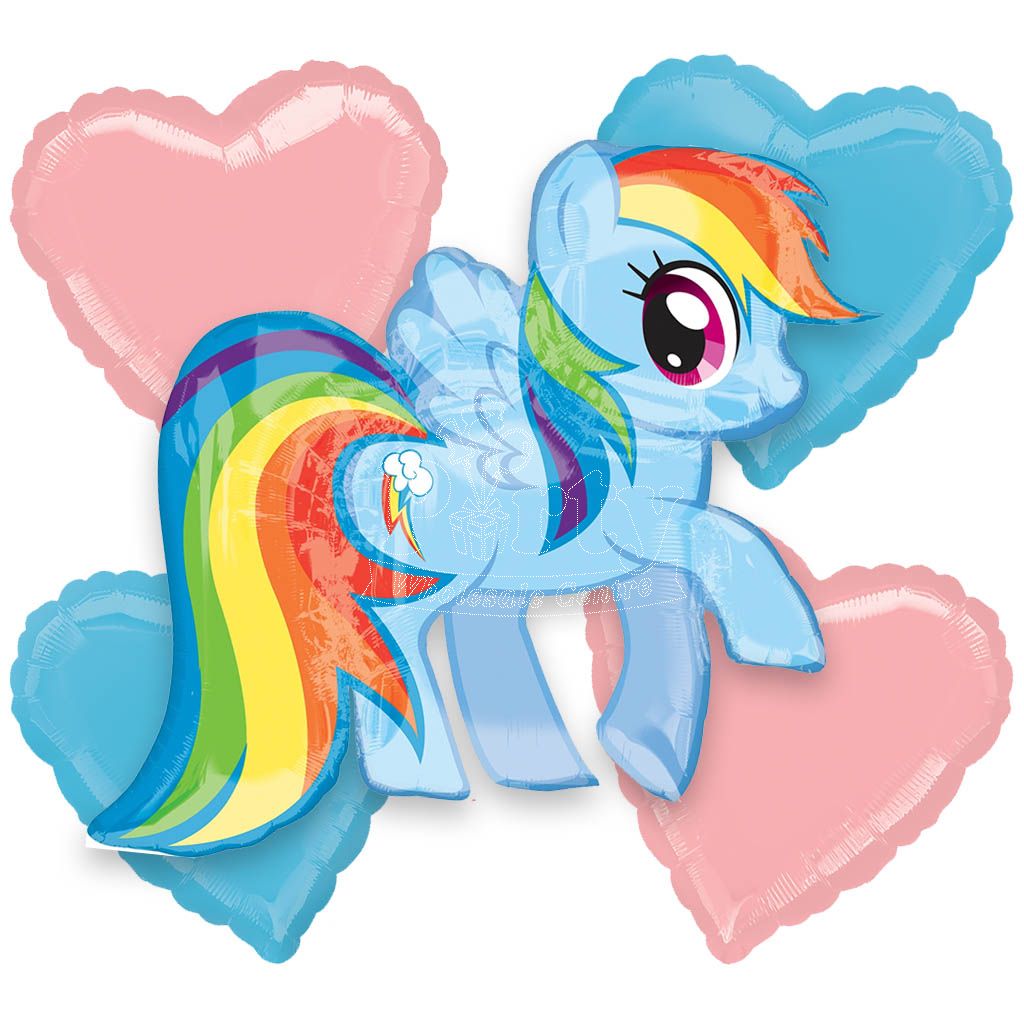 My Little Pony Rainbow Dash Balloon Bouquet Party Wholesale