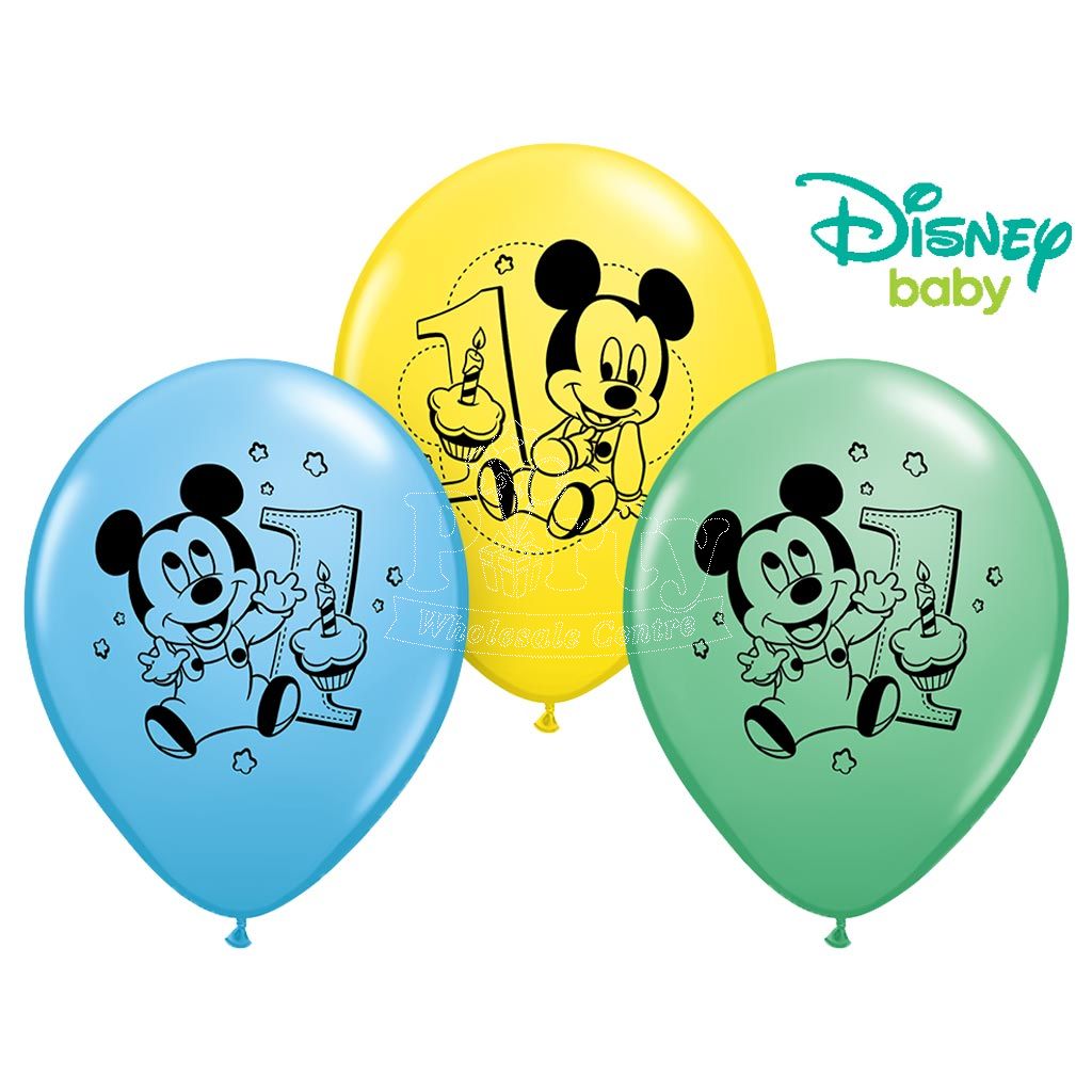 Mickey Mouse 1st Birthday Helium Balloon Party Wholesale Singapore